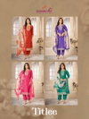 Titlee By Aanchi Tissue Shimmer Kurti With Bottom Dupatta Wholesalers In Surat
